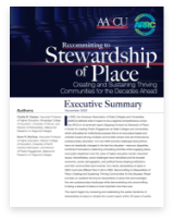 Recommitting to Stewardship of Place: Creating and Sustaining Thriving Communities for the Decades Ahead