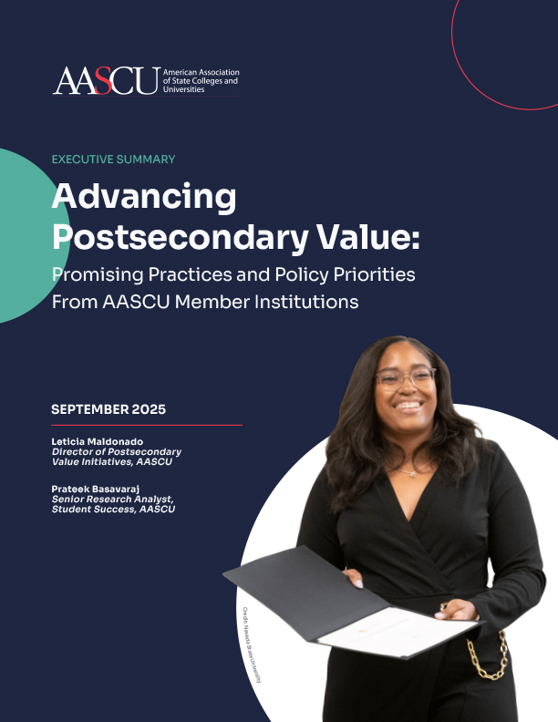 Advancing Postsecondary Value Executive Summary (COVER)